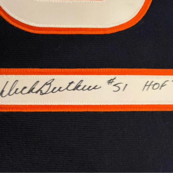 Champion Throwback Vintage Collection Bears : Dick Butkus Signed. - Picture 4 of 10